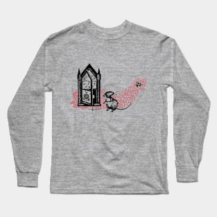 Vintage Storybook Mouse Long Sleeve T-Shirt